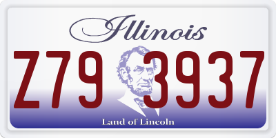 IL license plate Z793937
