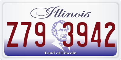 IL license plate Z793942
