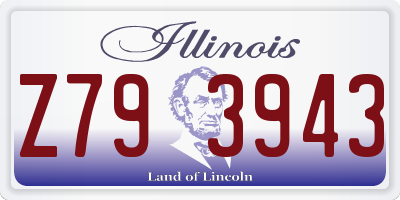 IL license plate Z793943
