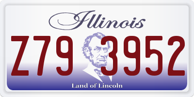 IL license plate Z793952