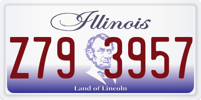 IL license plate Z793957