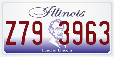 IL license plate Z793963