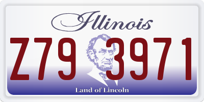 IL license plate Z793971