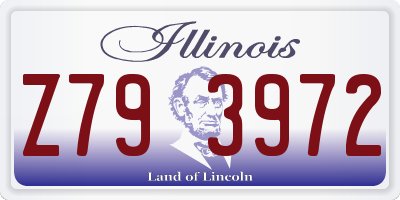 IL license plate Z793972