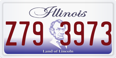 IL license plate Z793973