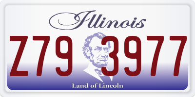 IL license plate Z793977