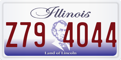 IL license plate Z794044