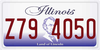 IL license plate Z794050