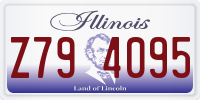 IL license plate Z794095