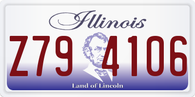 IL license plate Z794106