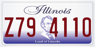 IL license plate Z794110