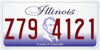 IL license plate Z794121