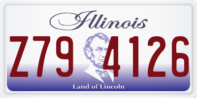 IL license plate Z794126