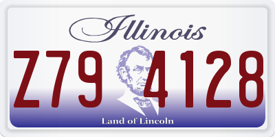 IL license plate Z794128