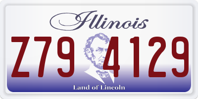IL license plate Z794129