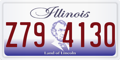 IL license plate Z794130