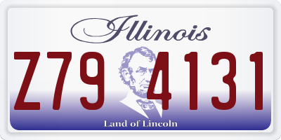 IL license plate Z794131