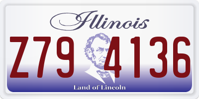 IL license plate Z794136