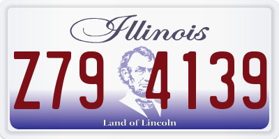 IL license plate Z794139