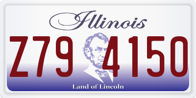 IL license plate Z794150