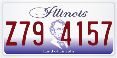IL license plate Z794157