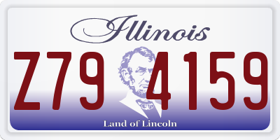 IL license plate Z794159