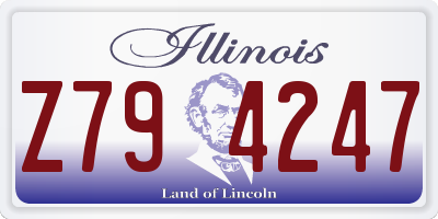 IL license plate Z794247