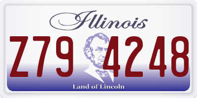 IL license plate Z794248