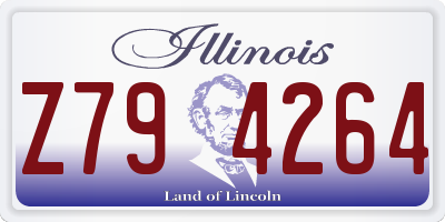IL license plate Z794264