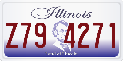 IL license plate Z794271