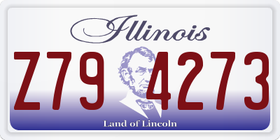 IL license plate Z794273