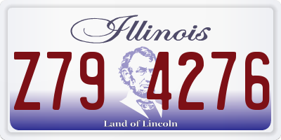 IL license plate Z794276