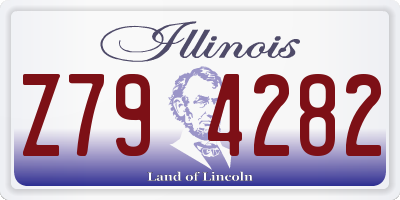 IL license plate Z794282