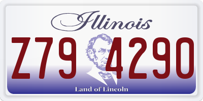 IL license plate Z794290