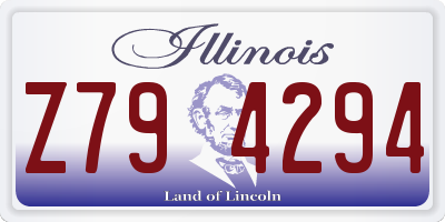 IL license plate Z794294