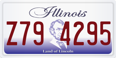 IL license plate Z794295