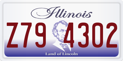 IL license plate Z794302