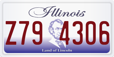 IL license plate Z794306