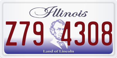 IL license plate Z794308