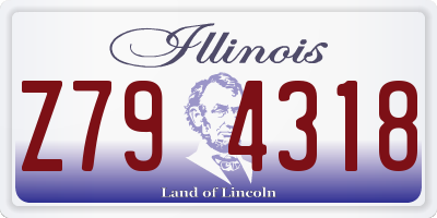 IL license plate Z794318