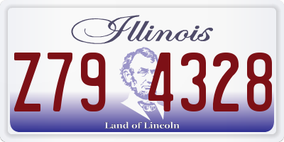 IL license plate Z794328