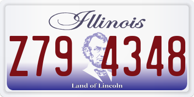 IL license plate Z794348