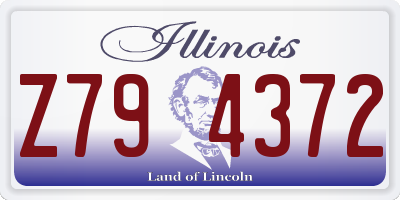 IL license plate Z794372