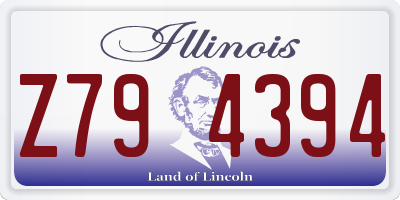 IL license plate Z794394