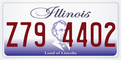 IL license plate Z794402