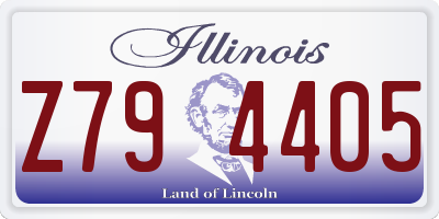 IL license plate Z794405