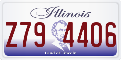 IL license plate Z794406