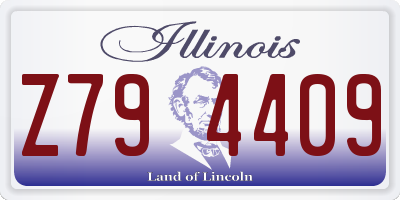 IL license plate Z794409