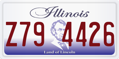 IL license plate Z794426
