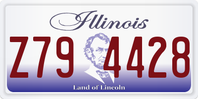 IL license plate Z794428
